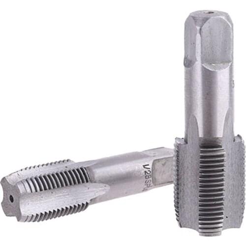 G1/8 G1/4 G3/8 G1/2 G3/4 55 Degrees Steel G Thread Tap Cylindrical Pipe Thread Tap for Bench Drill Tapping Machine Parts