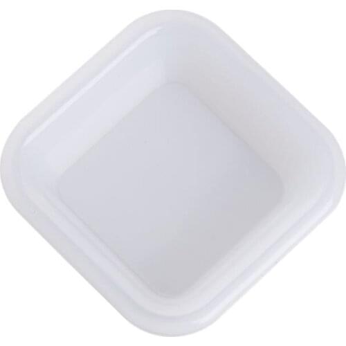 Silicone Mold Heart Square Molds DIY Jewelry Making Cake Decoration Crafts Disc Plate Epoxy Resin Decorative Geometric Charm