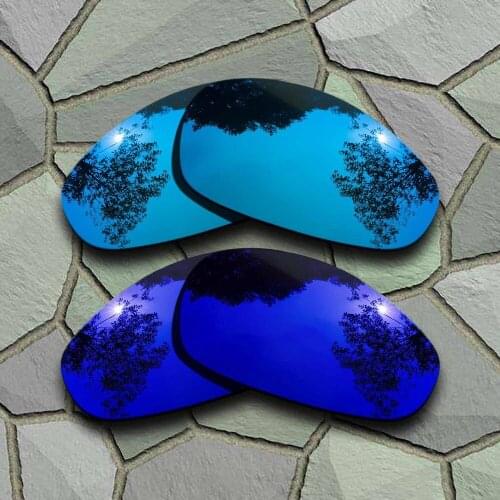 Sky Blue&Violet Blue Sunglasses Polarized Replacement Lenses for Oakley Juliet