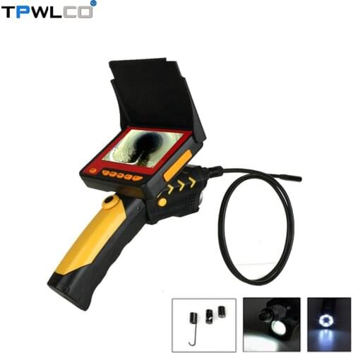 Pipe Inspection 1m 3m 5m Cable 4.3 inch Plumbing Waterproof Drain Endoscope Sewer Snake Tube Inspection Video Camera