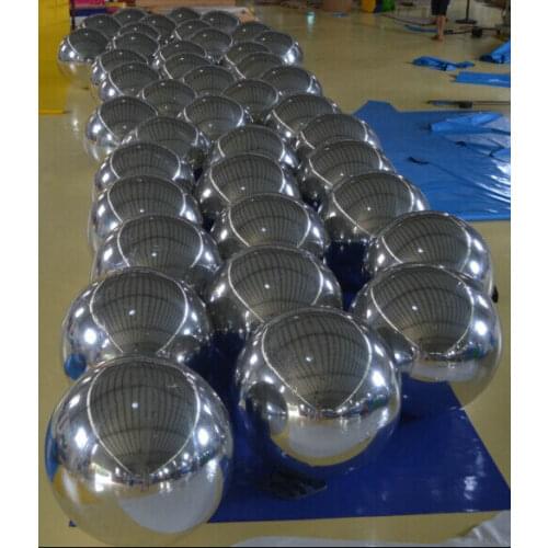 Mirror Ball For Stage Decoration , Supper Stage Decoration Round Mirror Inflatable Ball