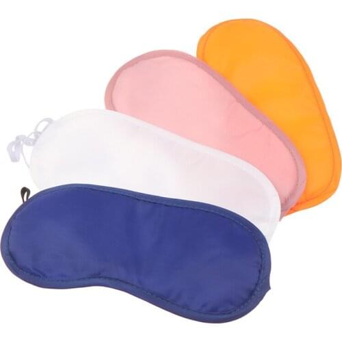 1pcs Travel Relax Rest Eye Cover Silk Sleep Eye Mask Sleeping Padded Shade Patch Eyemask Blindfolds Women Men