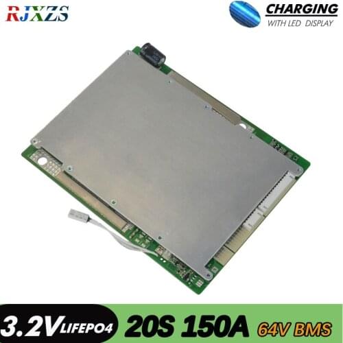 20S 150A BMS 60V New LiFePO4 150A Large High Current PCM For Electric Bike Car Vehicle