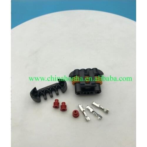 5 pcs 12186568 LS Series Alternator Connector 4 Pin Female Auto Connector For H2 6.2L Oxygen Sensor O2