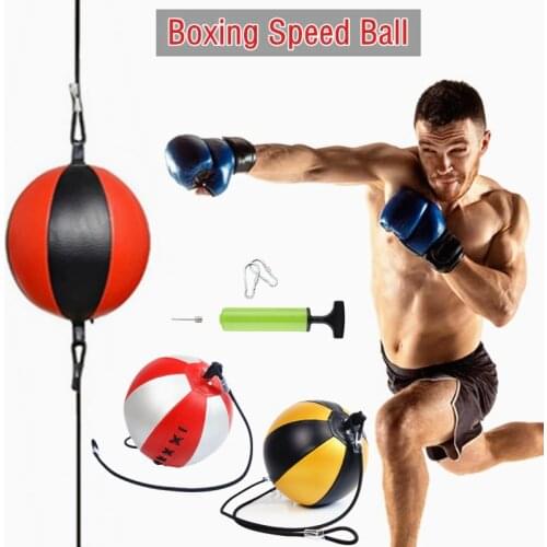 Boxing Ball Punching Bag Boxing Speed Training Hanging Ball Inflatable Reflex Speed Balls Fitness Accessories