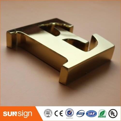 Durable alloy 316 stainless steel letter sign