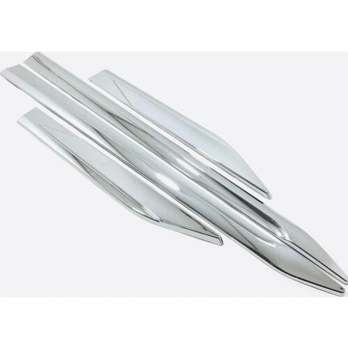 ABS Chrome Side Door Body Molding Strip Trim Cover For Toyota RAV4 RAV 4 2019 2020 Car Accessories