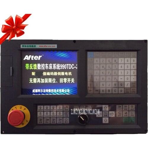 990TDB Two - axis Control Lathe System CNC Lathe System / Lathe CNC System Grinder / Lathe Transformation 8 Inch Real Color LCD