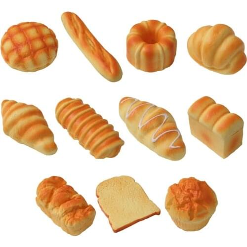 Fake Bread Funny Toy Play House Game Help For Attention Deficit Hyperactivity Disorder Squeezable Bread Christmas Gift