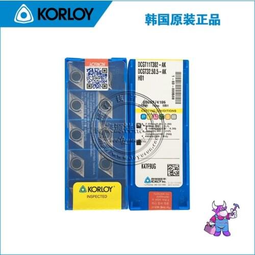 KORLOY CNC insert DCGT11T302AK H01
