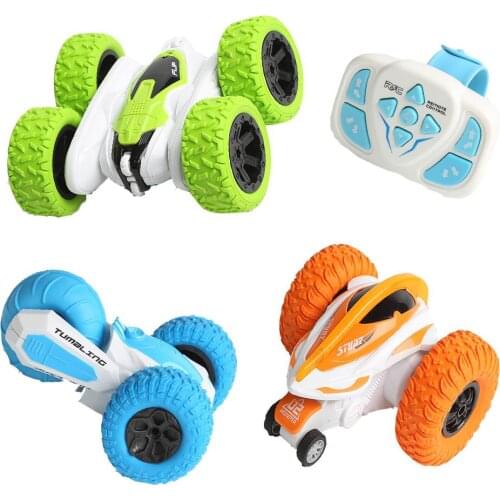 Beloved Store Sinovan Hugine RC Stunt Monster Car 2.4G Drift Buggy Rock Crawler Roll Rotate Flip 360 Degree Kids Toys Gift