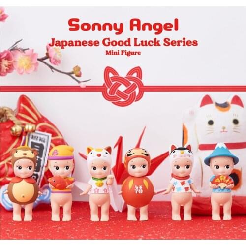 Sonny Angel Blind Random Box Toys Japanese Good Luck Series Figure Bag Surprise Guess Doll Toy For Gift Collection 12Pcs/Set