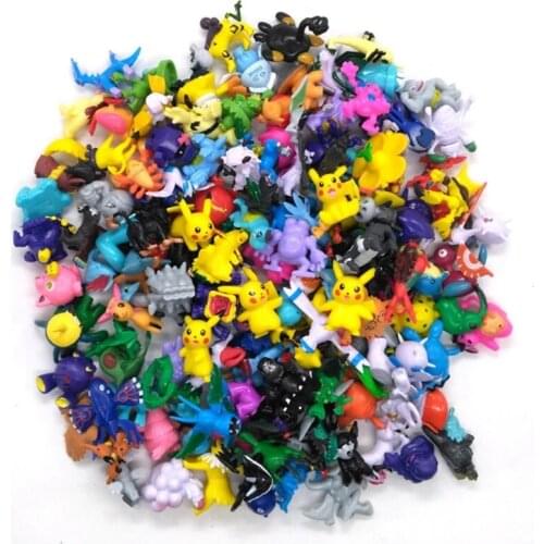 New dolls action figure toys 2.5cm-3cm POKEMON figures 144 different styles 24pieces/bag collectible dolls Child toy gift