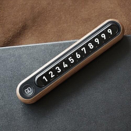 Walnut Creative Temporary Parking Sign Hidden Special Car Moving Car Moving Luminous Number Plate
