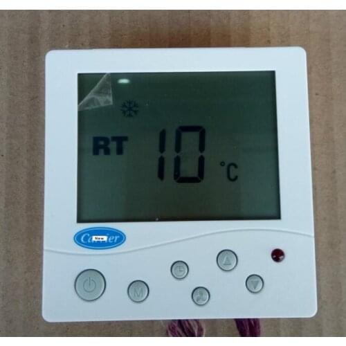 Carrier ventilation fan coil lcd thermostat new version tms910sa switch temperature controller air conditioning panel tms910a