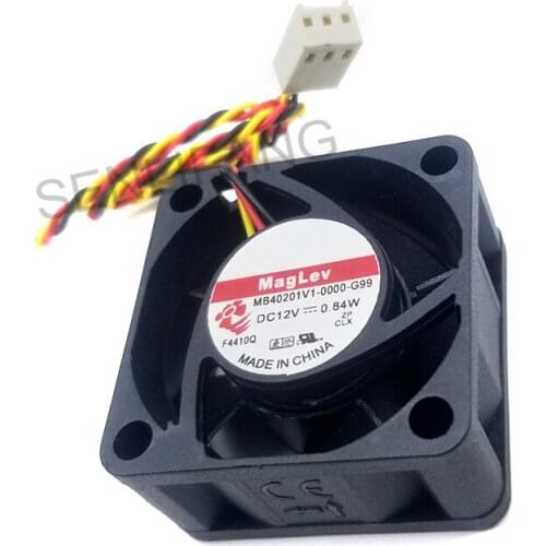 Genuine new for MB40201V1-0000-G99 DC 12V 0.84W 3-wire power supply cooling fan