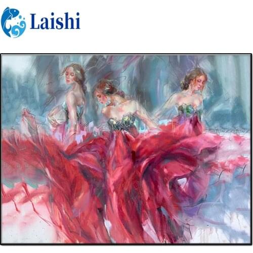 Full Diamond Painting Abstract graffiti dancing woman mosaic Cross Stitch Mosaic 5D Diy Square Round diamond 3d Embroidery Gift