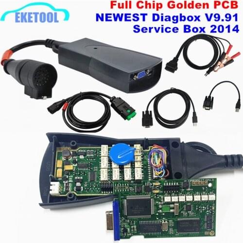 Lexia3 Full Chip Gold PCB Diagbox V7.83 PP2000 V48/25 Lexia 3 For Citroen For Peugeot Firmware 921815C NEC Relay Auto Diagnostic