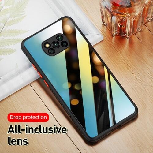 Clear Acrylic Tires Patten Soft Bumper Shockproof Coque for Poco Poko Little M3 X3 X 3 Pro NFC F3 5G Case Camera Protect Shell