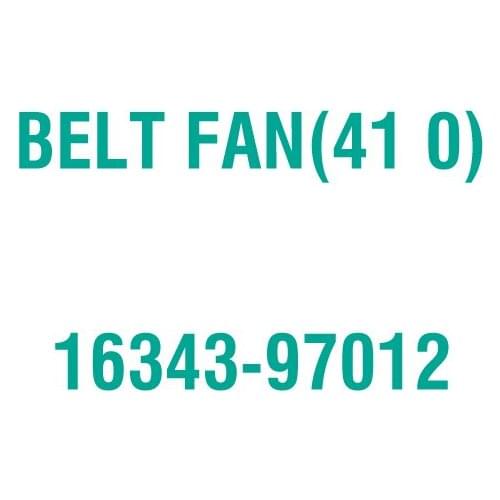 For Kubota 16343-97012 BELT FAN(41 0)