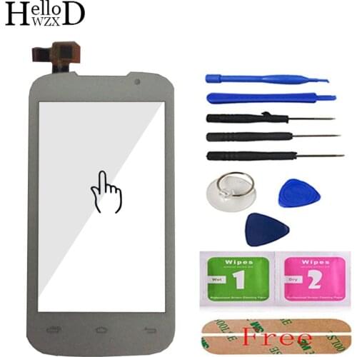 Touch Screen For Prestigio MultiPhone PAP 3400 Duo PAP3400 Smartphone Front Touch Glass Screen Digitizer Panel Sensor Lens Tools