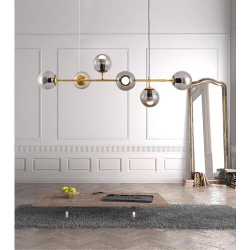 Nordic Modern Hanging Lamps LED Pendant Lights For Living Room Dining Room Bedroom Glass Lampshade Home LED Pendant Lamps