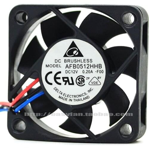 Brand new DELTA AFB0512HHB-FOO 5015 12V 0.20A high speed cooling fan