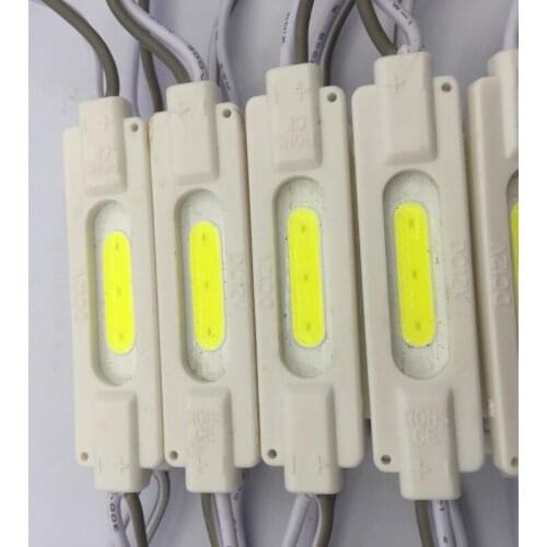 20pcs DC12V High Power COB LED Module Injection Molding White Used For Advertising lamp DIY bar light