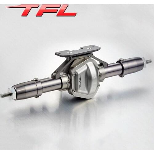 TFL RC Car accessories 1/10 AXIAL SCX10 Crawler Complete Alloy Rear Axle Metal Upgraded Parts TH01798-SMT6