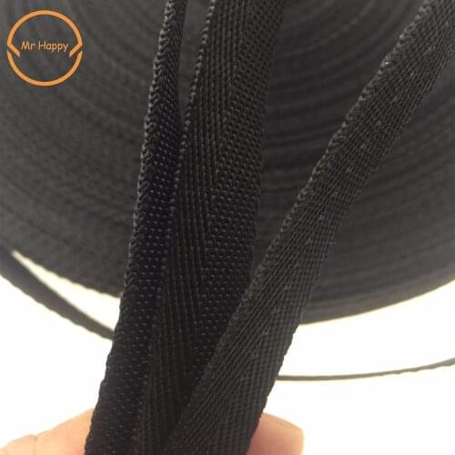 High quality 5 yards 20mm Nylon Webbing Strap Tape For Bag Strapping Belt Making Sewing DIY Craft For Home Garden