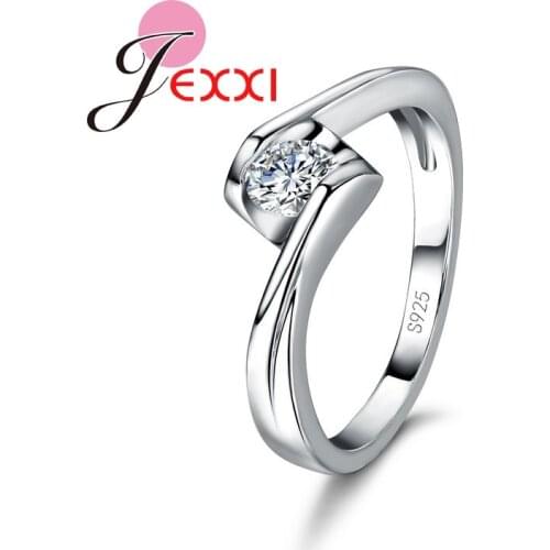 925 Sterling Silver Ring Classic Retro Style Irregular Pattern Circular Ornament Crystal Stone Cubic Zirconia For Women