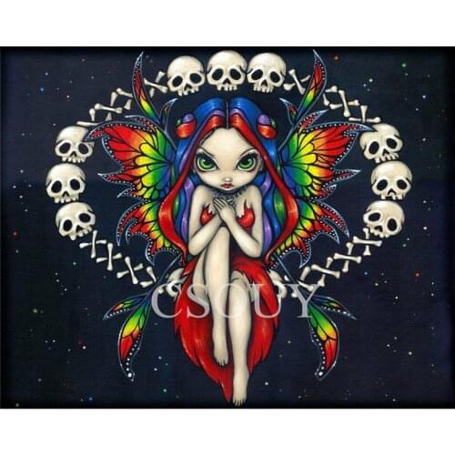 5D Diy Diamond Painting Cross Stitch Angel Girls Full Resin Square Round Diamond Embroidery Home Mosaic Needlework Rhinestones
