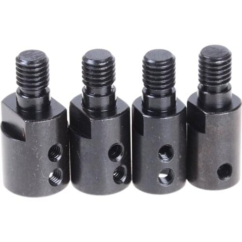 1pc Black 5/8/10/12mm M10 Thread Arbor Mandrel Connector Adaptor For Motor Angle Grinder Cutting Tool Accessory