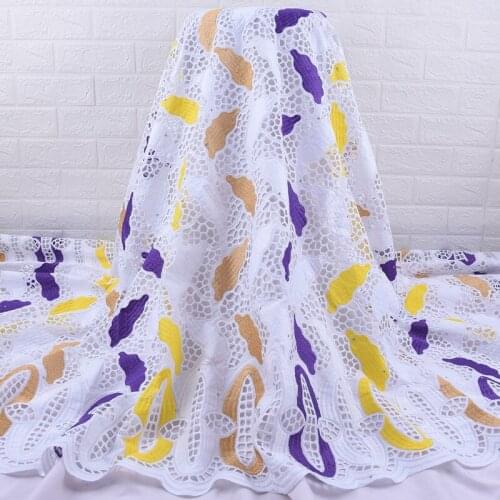 Zhenguiru African Lace Fabrics High Quality For Men Cotton Dry Lace Fabric With Stones Swiss Voile Lace In Switzerland A1930