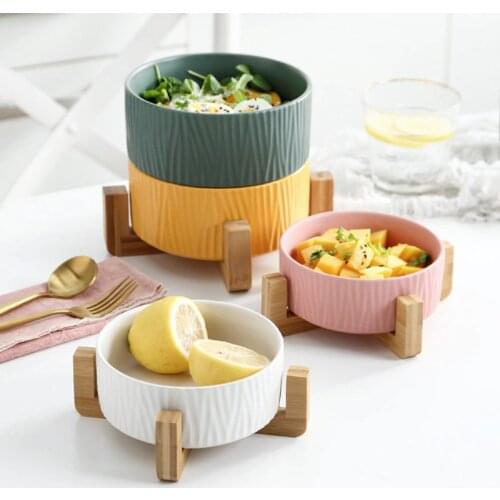 AKUHOME Kitchen Wooden Bowls