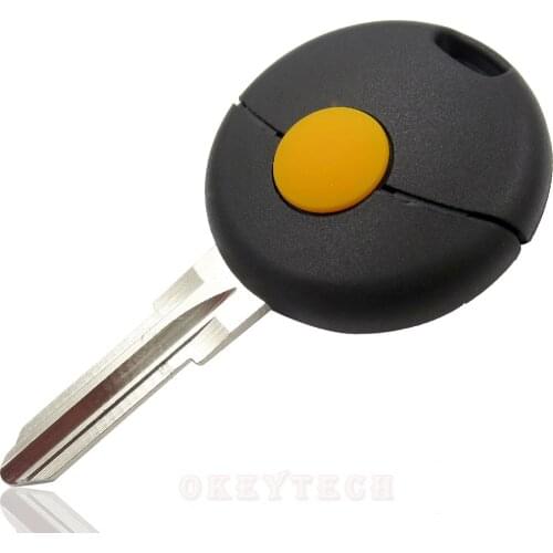 Auto Car Keys Shell For Mercedes Benz Smart 1998-2012 US Key 1 Button Replacement Uncut Blank Key Case Cover Fob Car Accessories