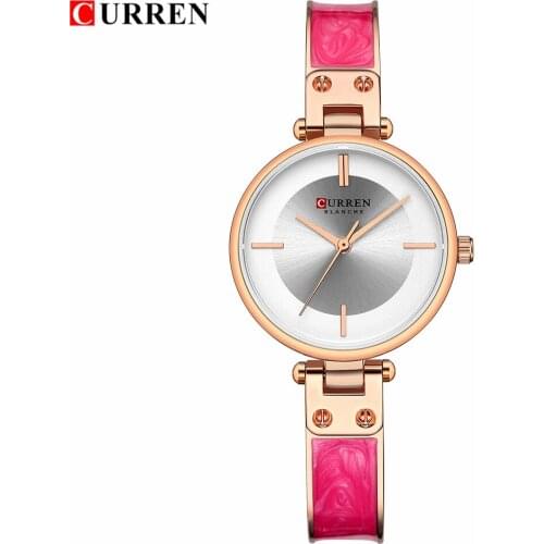 CURREN Luxury Brand Curren Woman Watches 2019 Brand Luxury Watch Women Quartz Waterproof Womens Wristwatch Women Watches