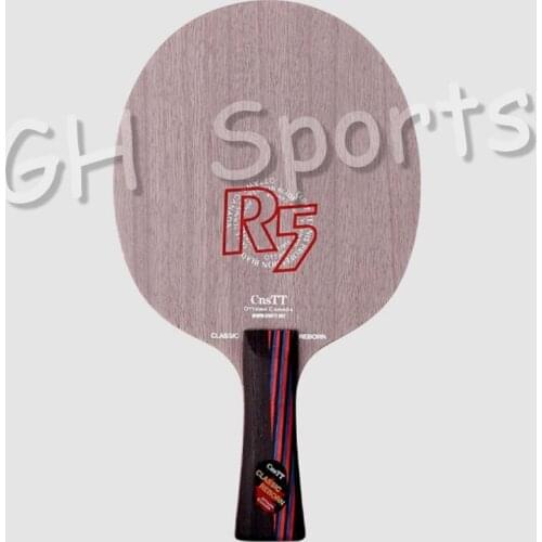 CnsTT R5 Red and Black Carbon King Table Tennis Blade