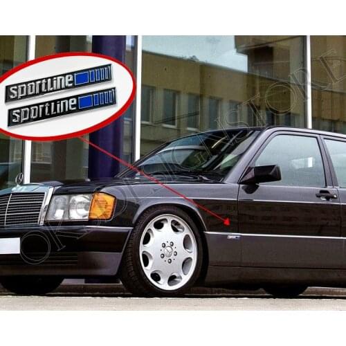 FOR MERCEDES W201 W124 Sportline Badge Logo Emblem A2018171320