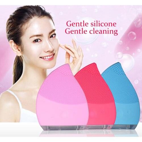 Facial Cleaning Brush Electric Face Cleaner Portable Deep Cleansing Massager Waterproof Beauty Skin Care Facial Device