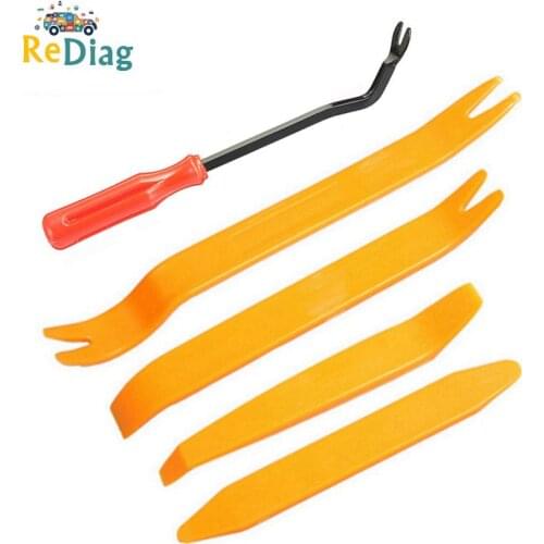 4pcs Remover Removal Puller Pry Tool Car Door Panel Trim Upholstery Retaining Clip Plier Tool Hand Tool Set