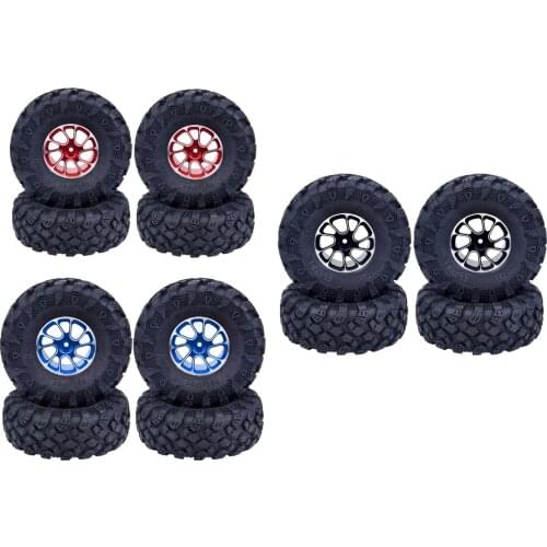 4PCS 120MM 1.9" Wheel Tires Universal for 1/10 RC Scale Off-Road Rock Crawler Car DIY Assembly Modification Replacement Parts