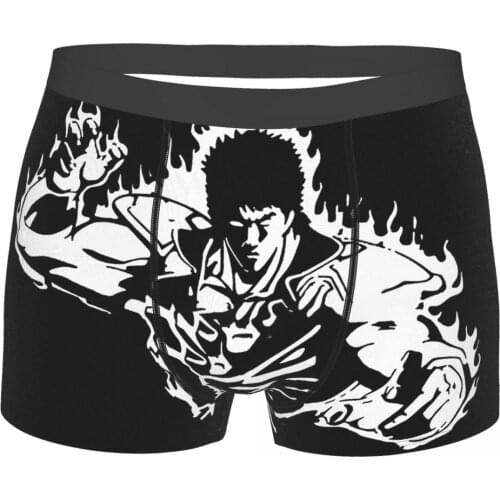 Cool Fist of the North Star Kenshiro Hokuto Shinken Nanto Seiken Japanese Anime Underpants Breathbale Panties Man Underwear