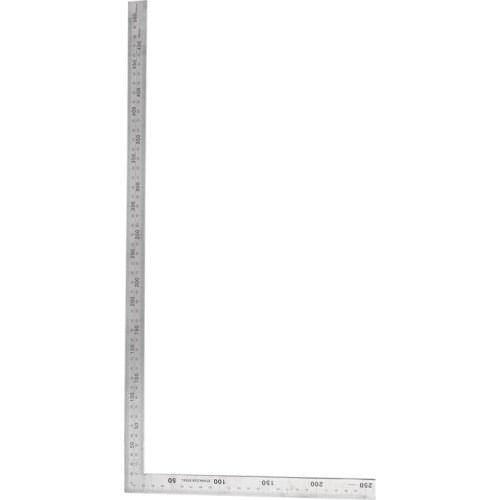 Stainless Steel 25x50cm 90 Degree Angle Try Square Ruler Measure Tool