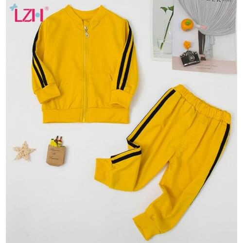 LZH 2021 Autumn Casual Baby Boys Sets Tracksuit For Children Suits Kids Clothes Boys 1-5 Years Toddler Kids Costume New Boy Suit