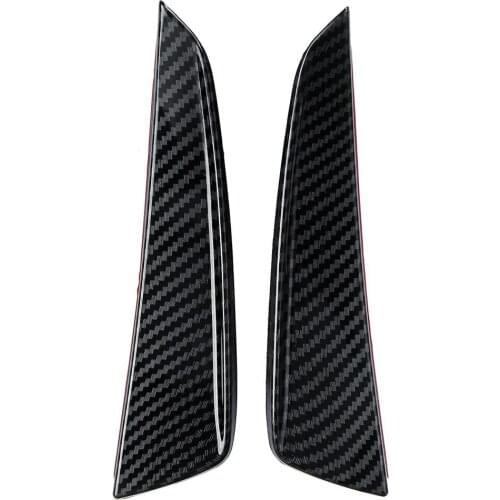 Car Front Bumper Outer Side Splitter Canard Trim For Mercedes-benz A Class W177 A180 A200 A220 A250 AMG 2019+-Carbon Fiber