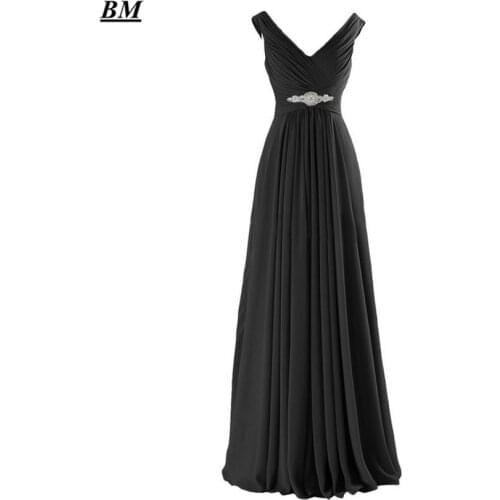 Prom Dresses 2020 Sexy A-line Beaded Elegant Long Formal Evening Dress Homecoming Graduation Party Gown BM233