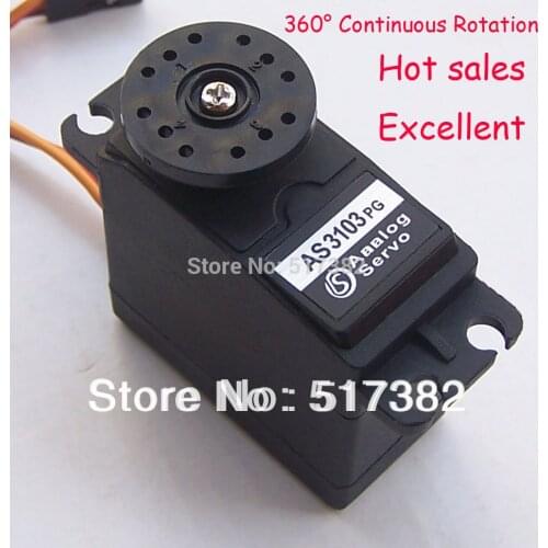 2x 360 servo 360 degree Continuous Rotation Servos DC Gear Motor Smart Car Robot 5.5kg/cm DC 4.8V-6V