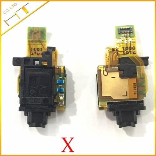 1pcs new Original tested for Sony Xperia X Audio Earphone Jack Model Flex Cable Headphone Jack Earpiece flex
