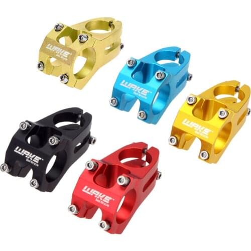 WAKE Aluminium Alloy 31.8MM MTB Bike Handlebar Stem Bicycle Stem Bike Handlebar Stem 5 Colors High-strength Cycling Stem